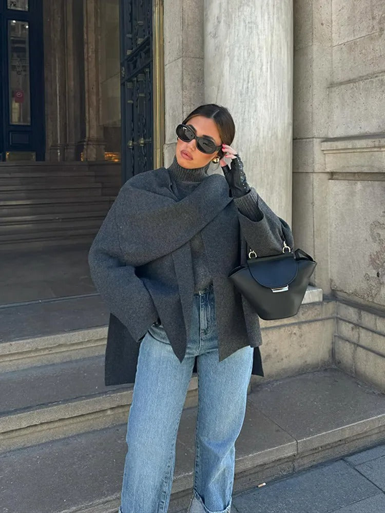 Nina Manteau Cape | Altid Stilfuld & Komfortabel