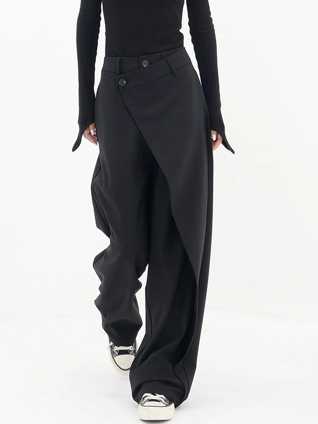 Yuli | Moderne Asymmetriske Bukser – En Flatterende og Trendy Look