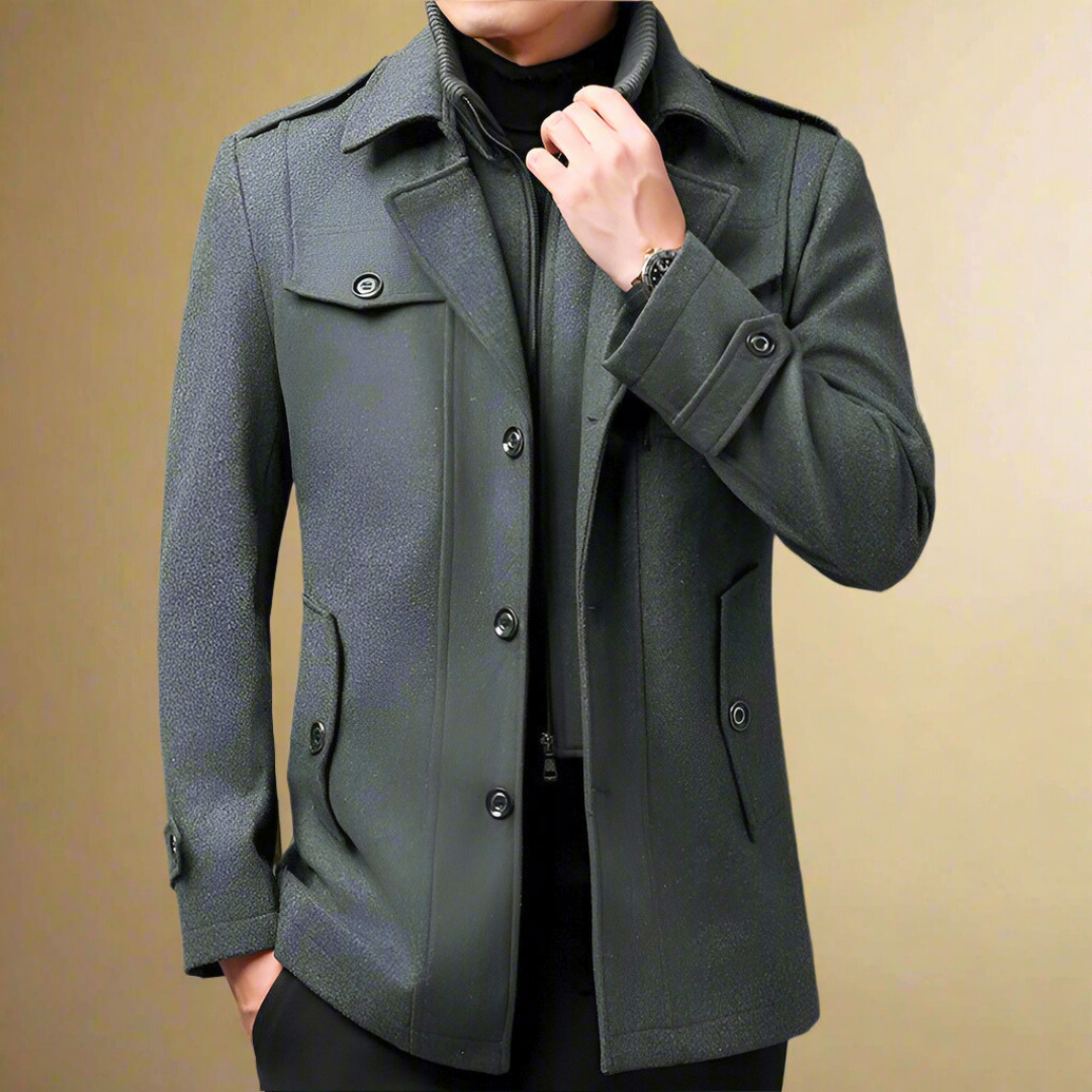 Massimo Adriano Trench Coat | Tidlös Elegans och Brittisk Stil