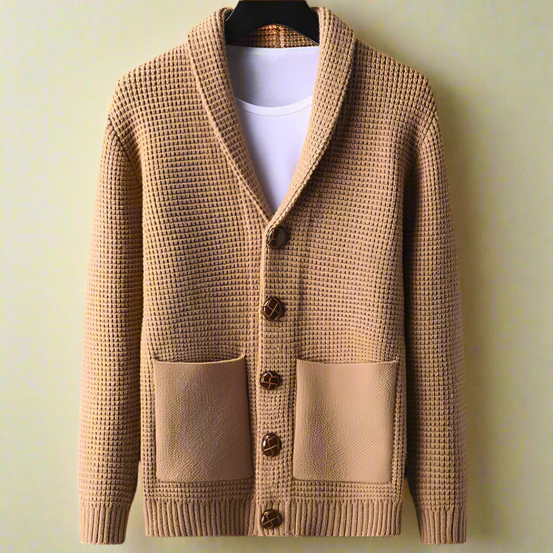 Alexander Matthew Vintage Cardigan | Tidlös Elegans med Rika Detaljer