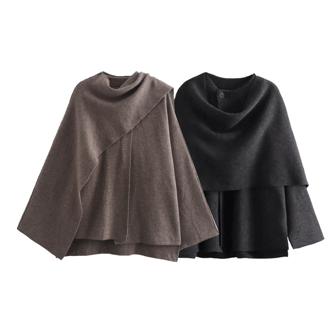 Nina Manteau Cape | Altid Stilfuld & Komfortabel