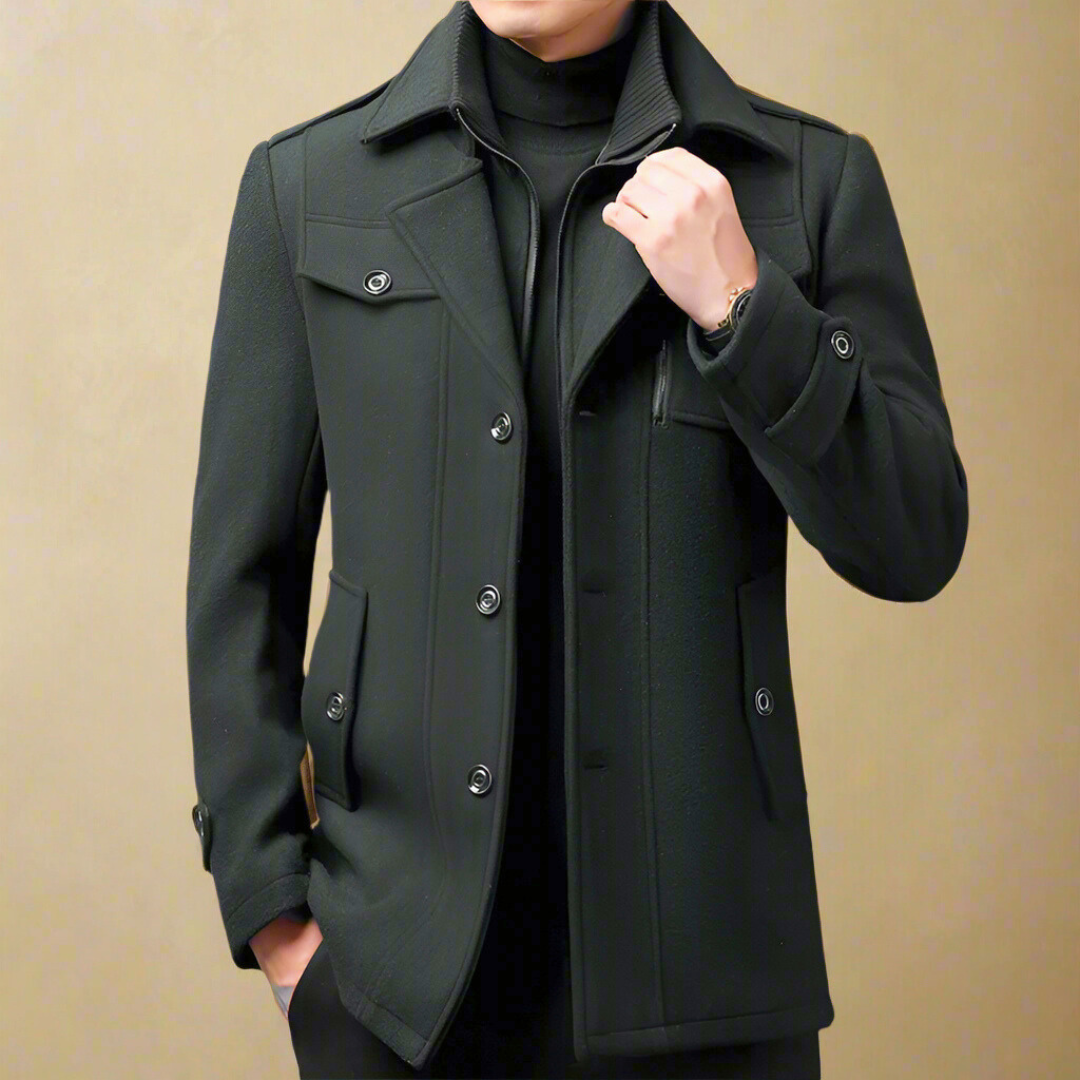 Massimo Adriano Trench Coat | Tidlös Elegans och Brittisk Stil