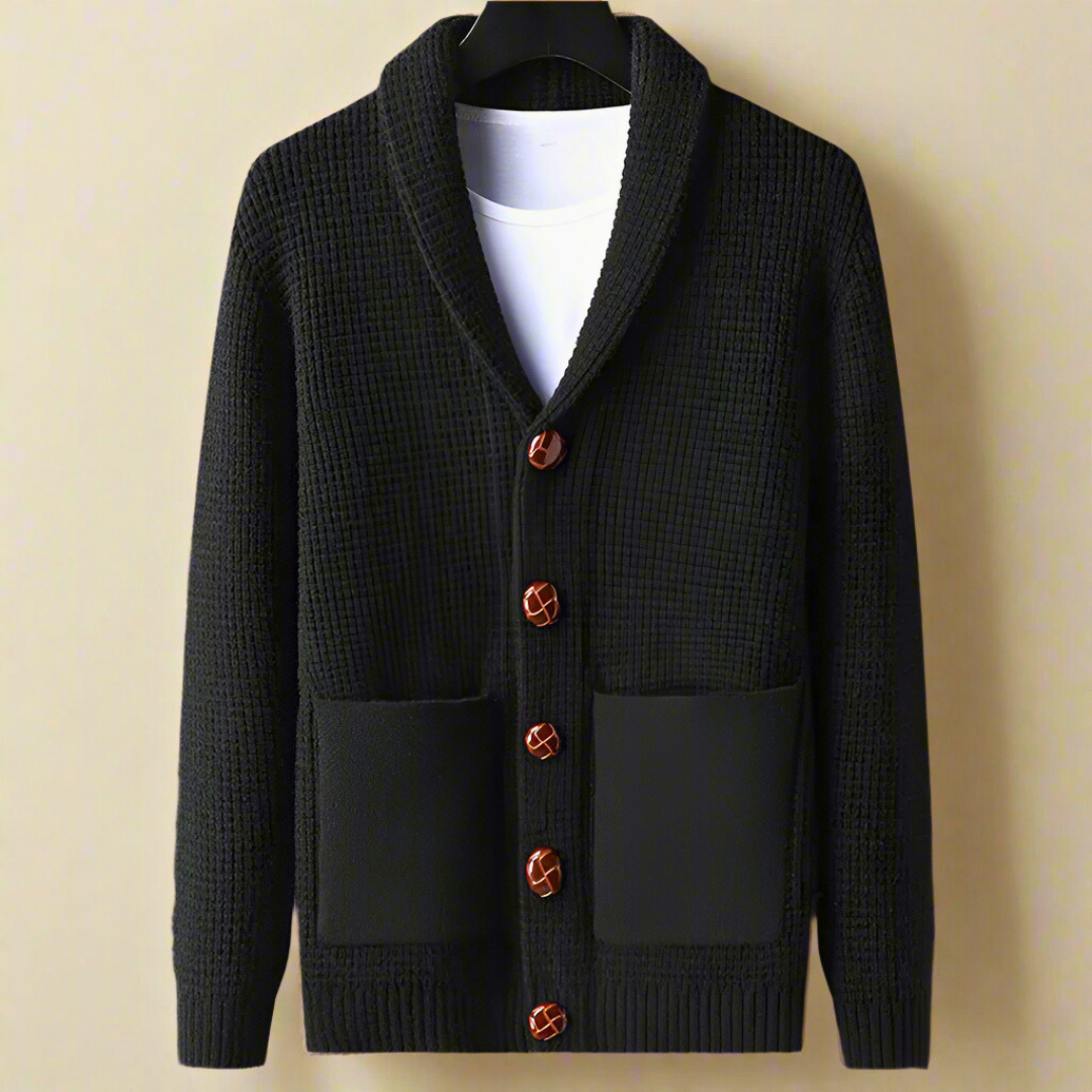 Alexander Matthew Vintage Cardigan | Tidlös Elegans med Rika Detaljer