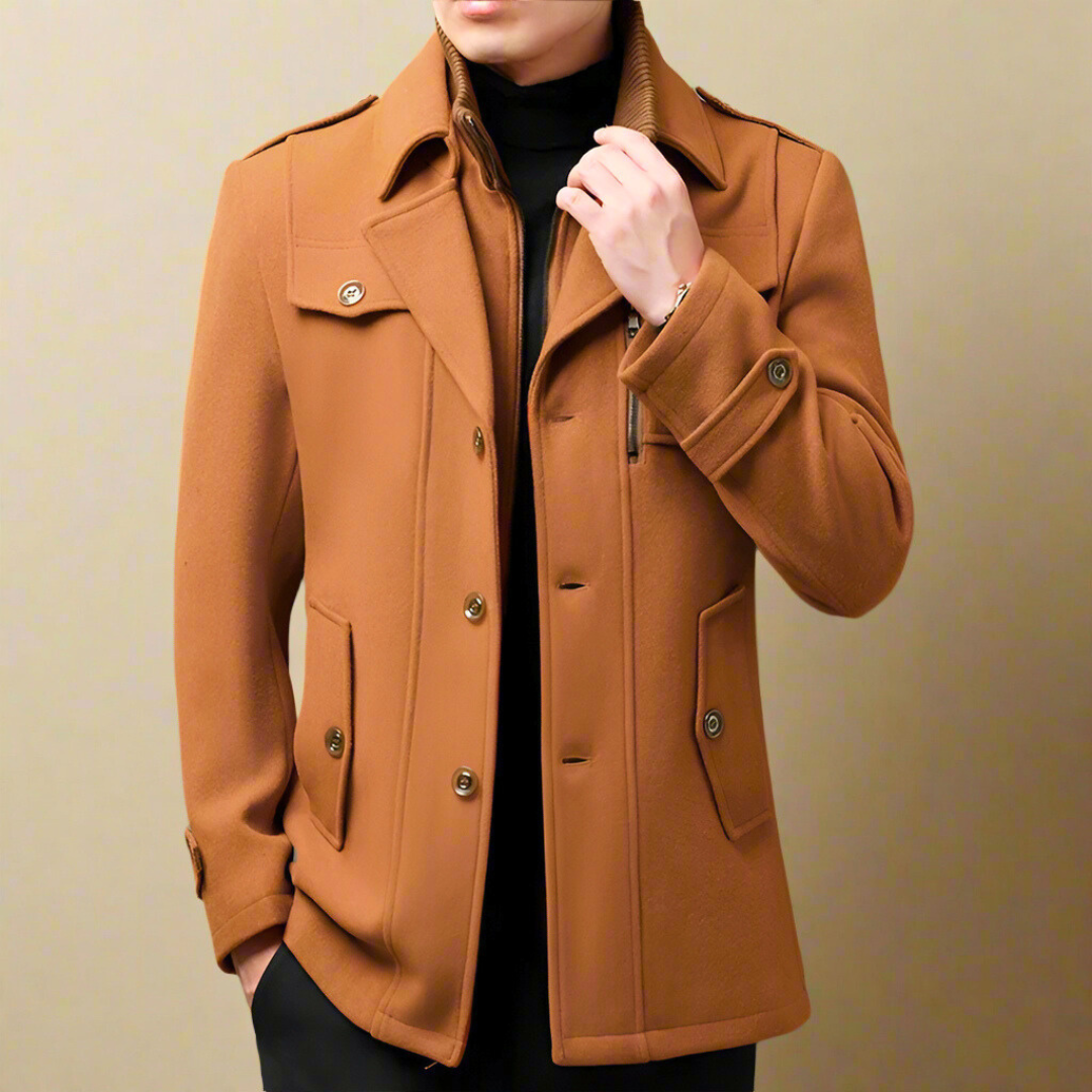 Massimo Adriano Trench Coat | Tidlös Elegans och Brittisk Stil