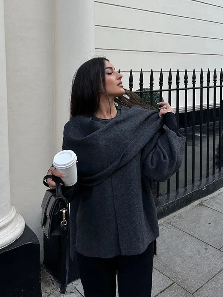 Nina Manteau Cape | Altid Stilfuld & Komfortabel