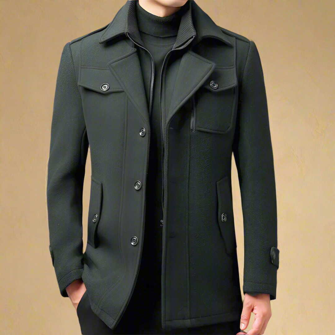 Massimo Adriano Trench Coat | Tidlös Elegans och Brittisk Stil