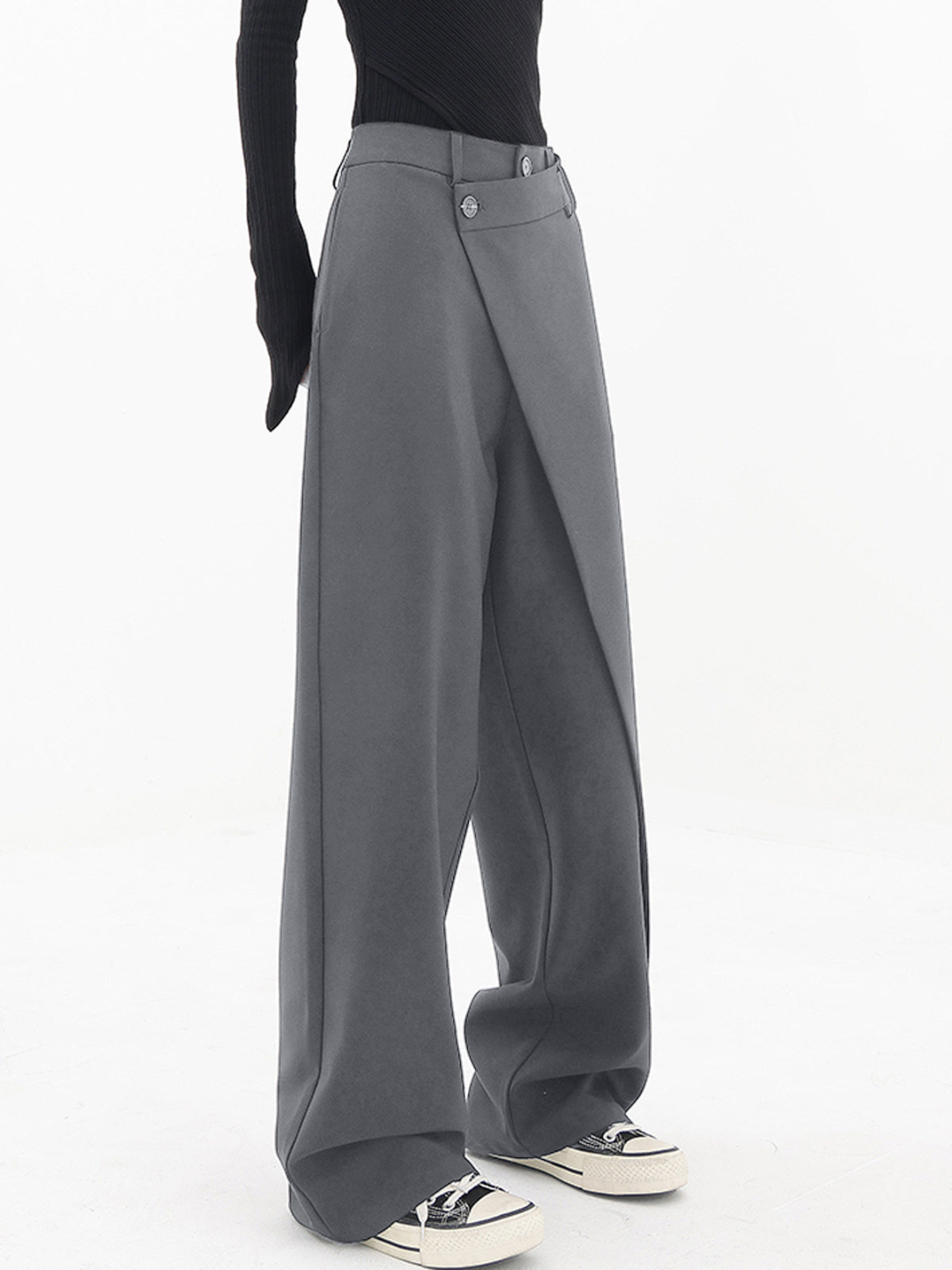 Yuli | Moderne Asymmetriske Bukser – En Flatterende og Trendy Look