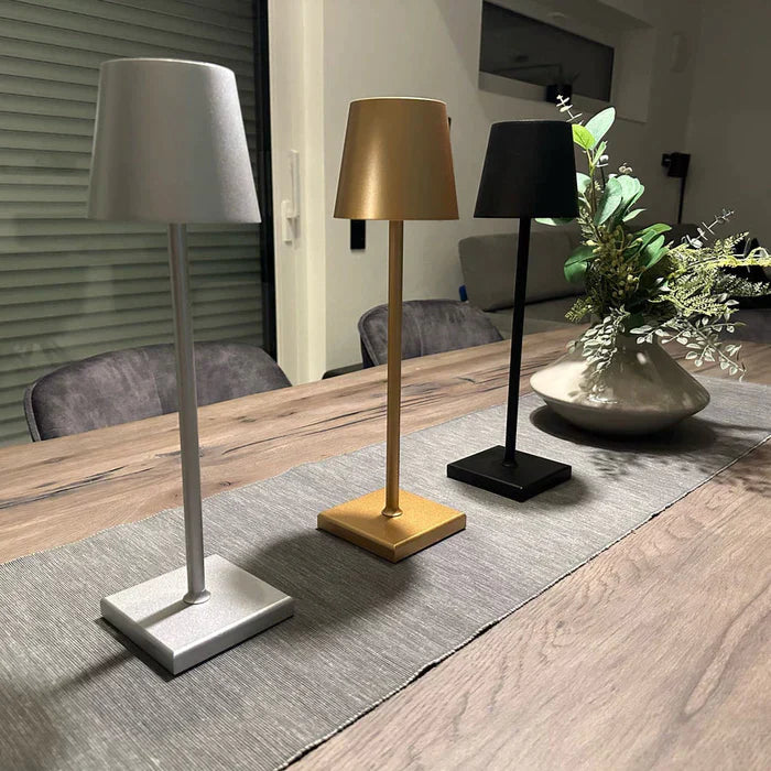NordicLight | Trådløs, Genopladelig Bordlampe til Elegant Belysning