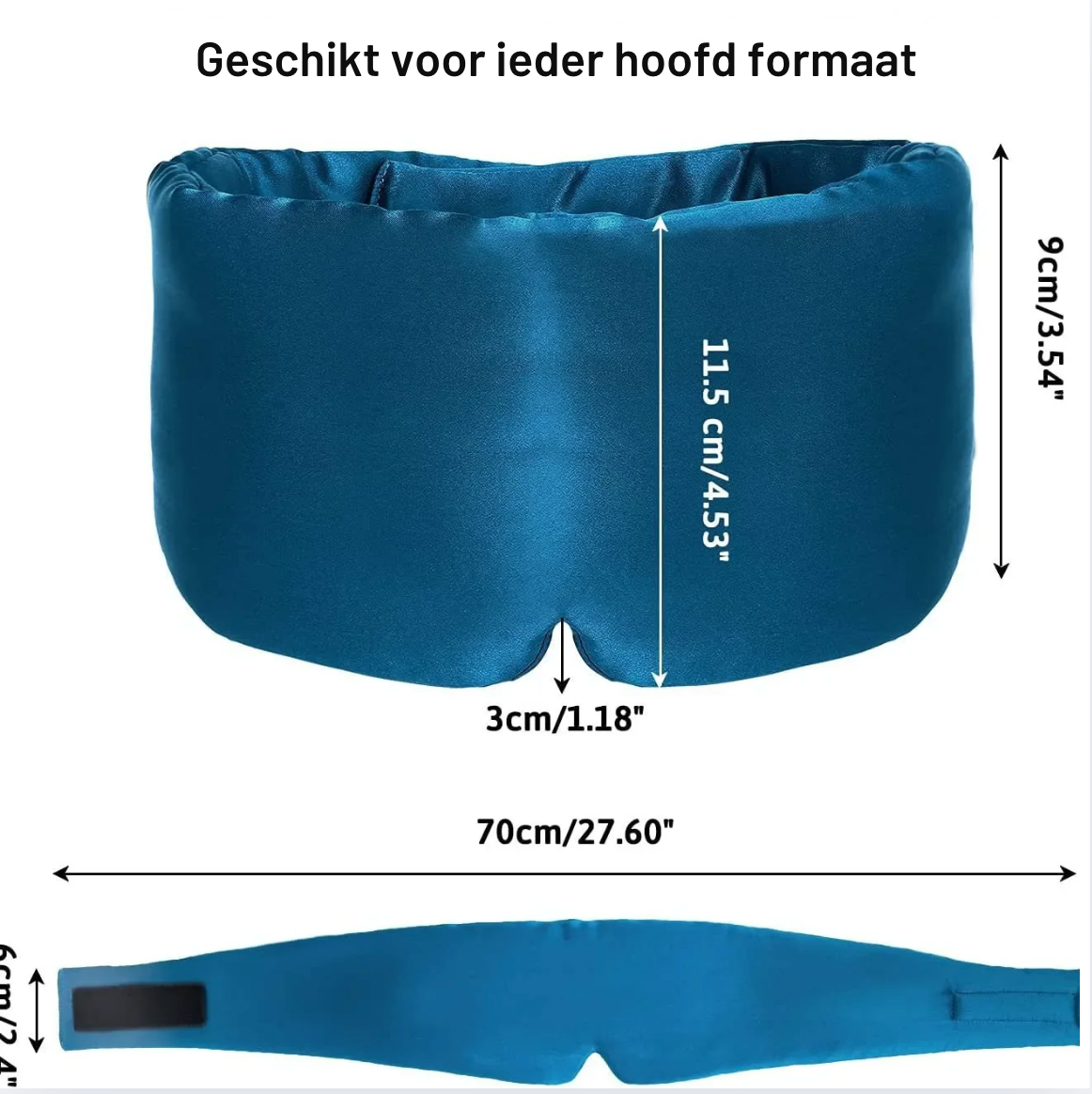 DroomSoft Luxe Øjenmaske | For en Nat Fyldt med Ro og Komfort