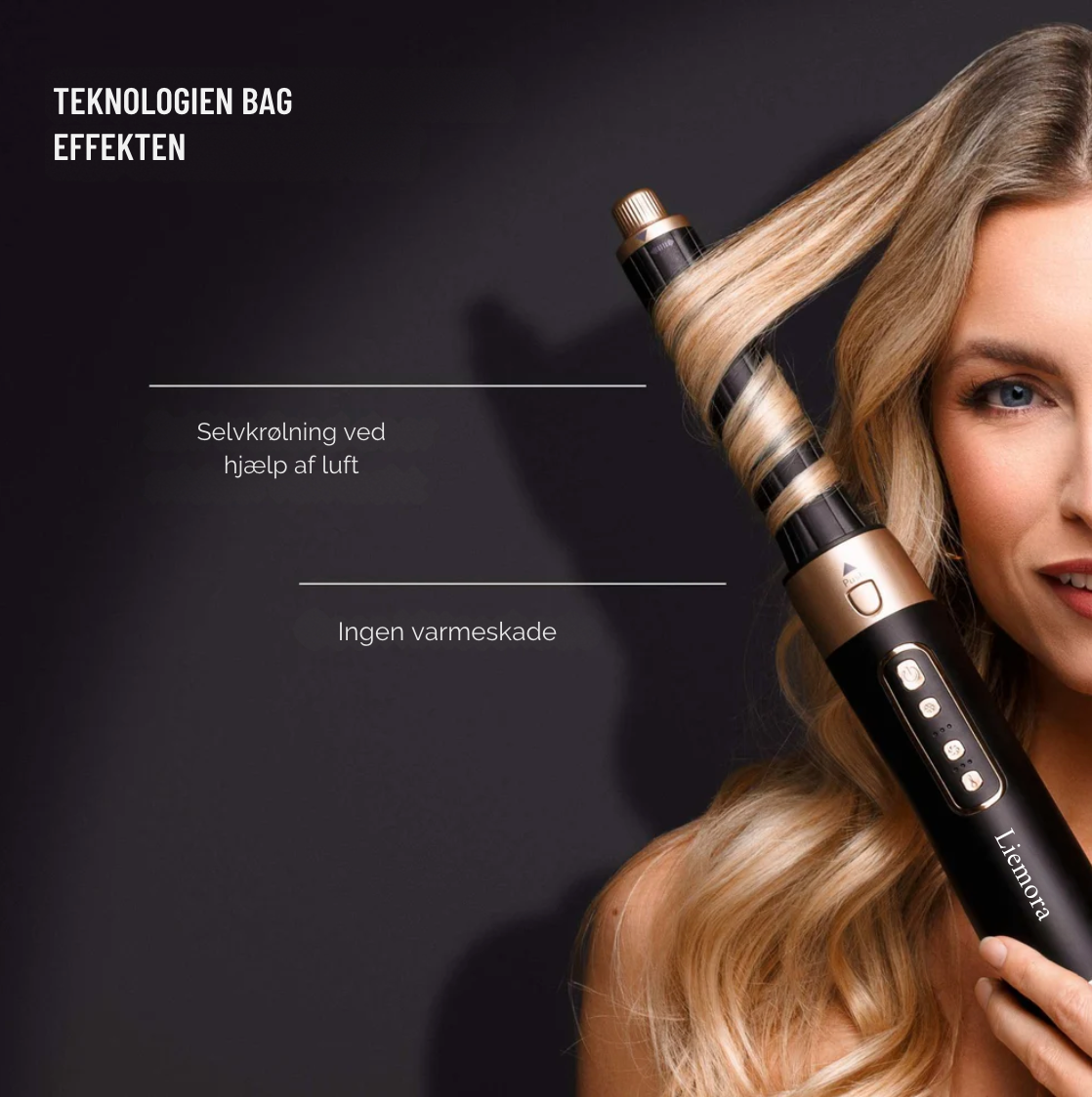 💨 Easystyler Pro Hvid – Luksuriøs Airstyler til Perfekt Hår ✨
