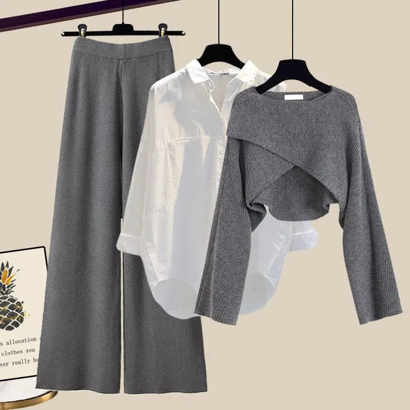Tina™ | Luxe Driedelige Kasjmier Set