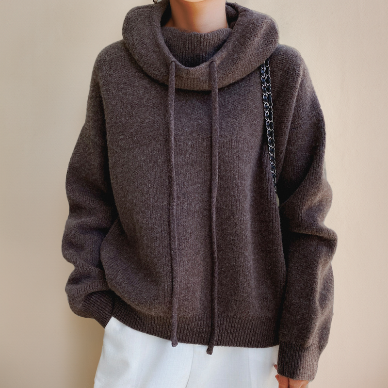 đ Sofia⢠| Elegant & Komfortabel Rullekravebluse