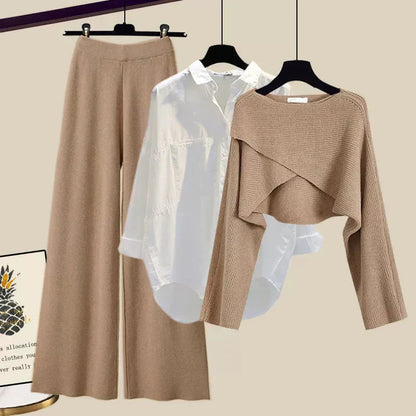 Tina™ | Luxe Driedelige Kasjmier Set