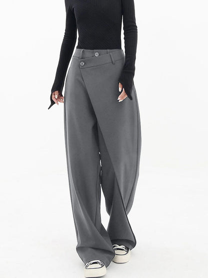 Yuli | Moderne Asymmetriske Bukser – En Flatterende og Trendy Look