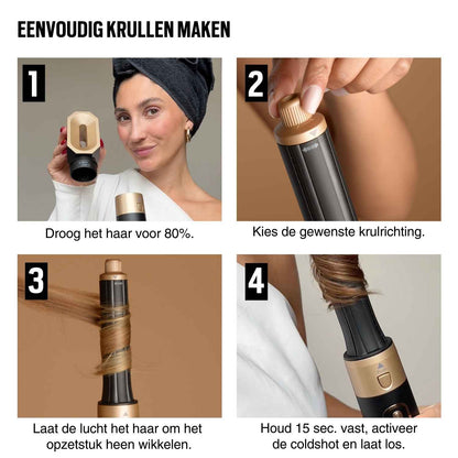 💨 Easystyler Pro Hvid – Luksuriøs Airstyler til Perfekt Hår ✨