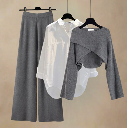 Tina™ | Luxe Driedelige Kasjmier Set