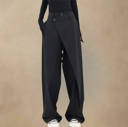 Yuli | Moderne Asymmetriske Bukser – En Flatterende og Trendy Look