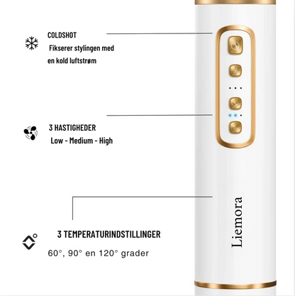 💨 Easystyler Pro Hvid – Luksuriøs Airstyler til Perfekt Hår ✨